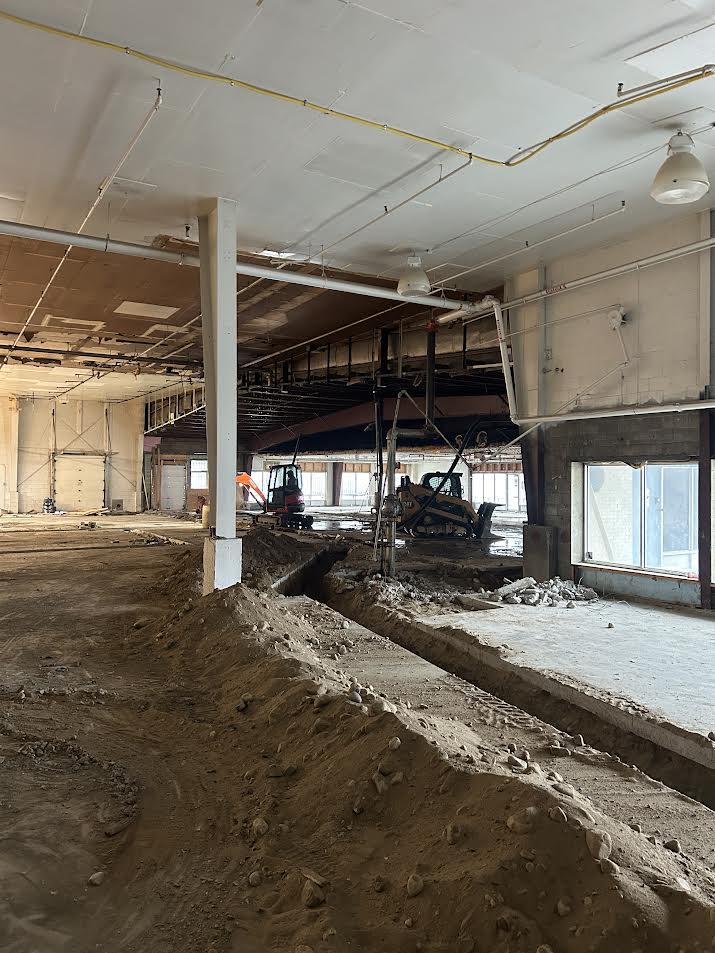 Excavation pour drain commercial par MG.CO Entretien