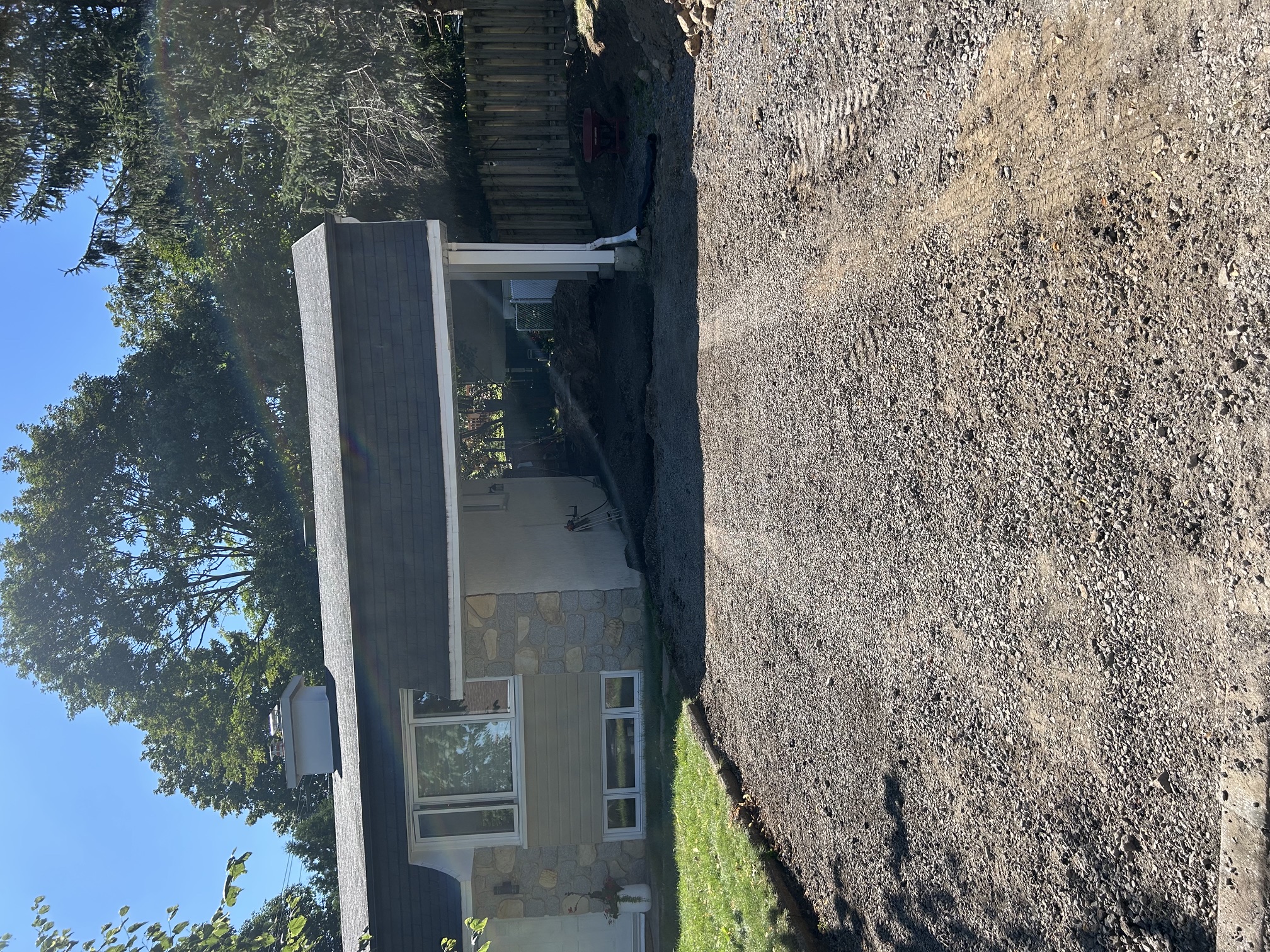 Préparation de terrain pour entrée d’autos